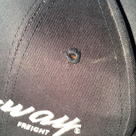 Con-way freight trucker hat SnapBack 6 full panel style cap NWOT dark blue - Picture 7 of 8